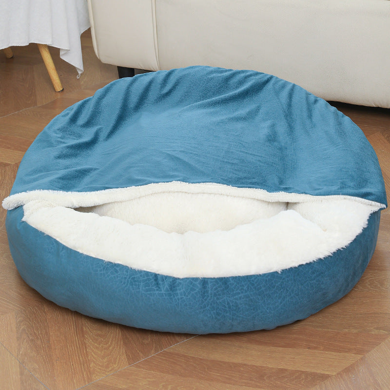 Waterproof Hooded Orthopedic Winter Bed for Dogs & Cats