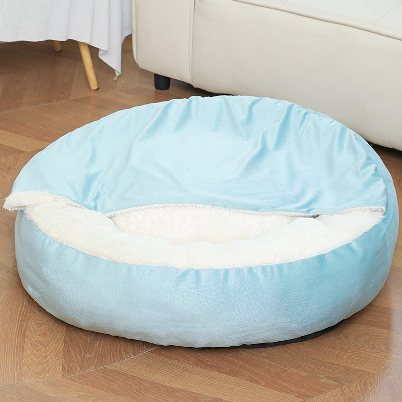 Waterproof Hooded Orthopedic Winter Bed for Dogs & Cats