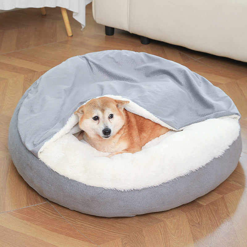Waterproof Hooded Orthopedic Winter Bed for Dogs & Cats